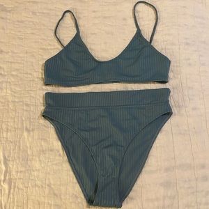 Womens high waisted bikini swimsuit